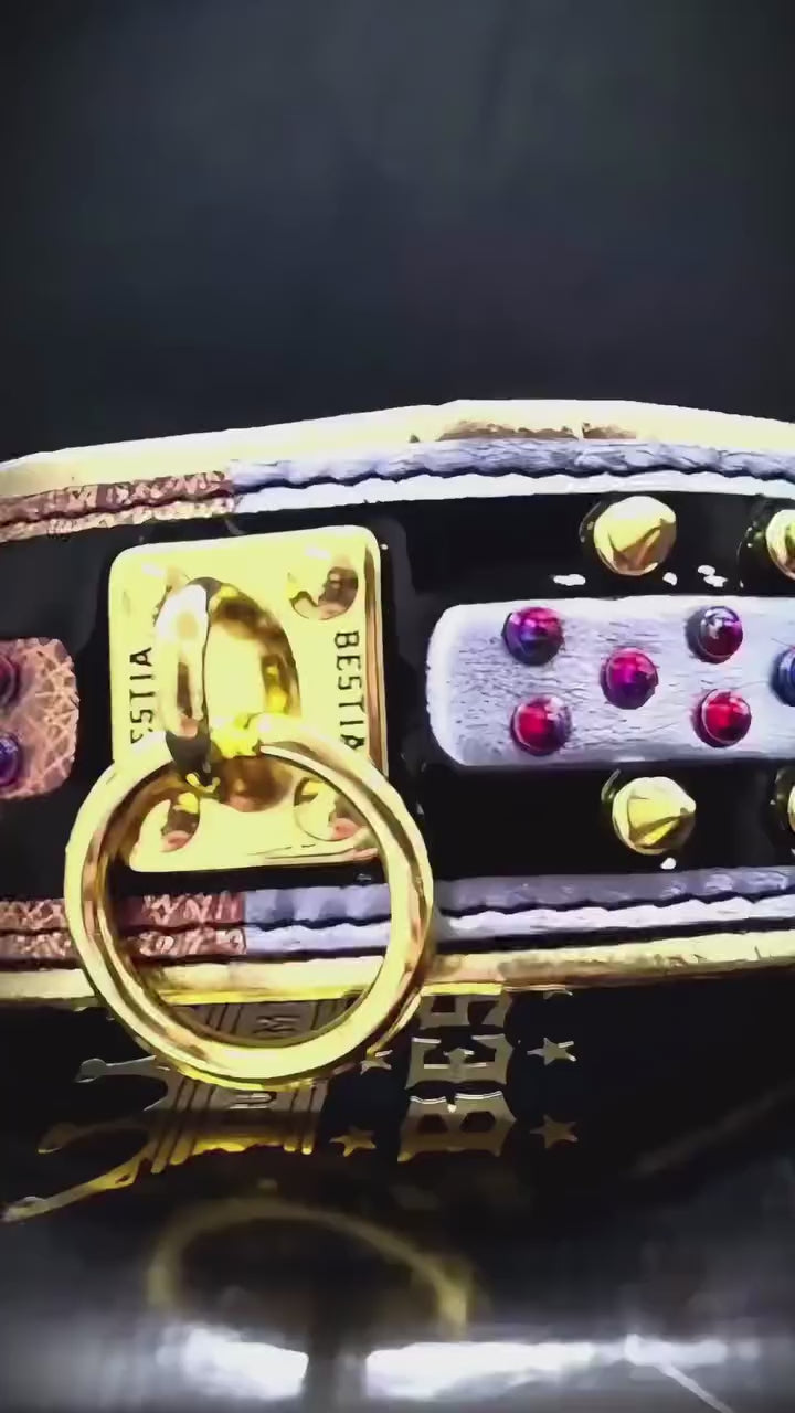 The Candy Dog Collar Black