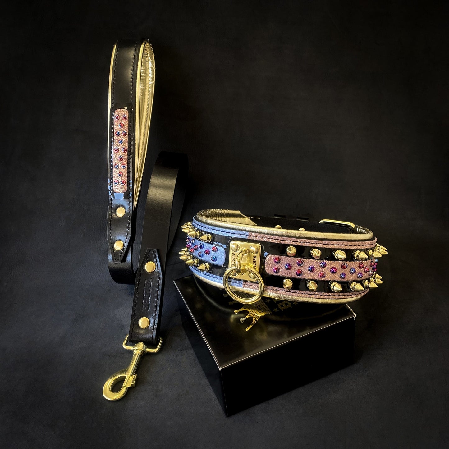 The Candy Dog Collar Black
