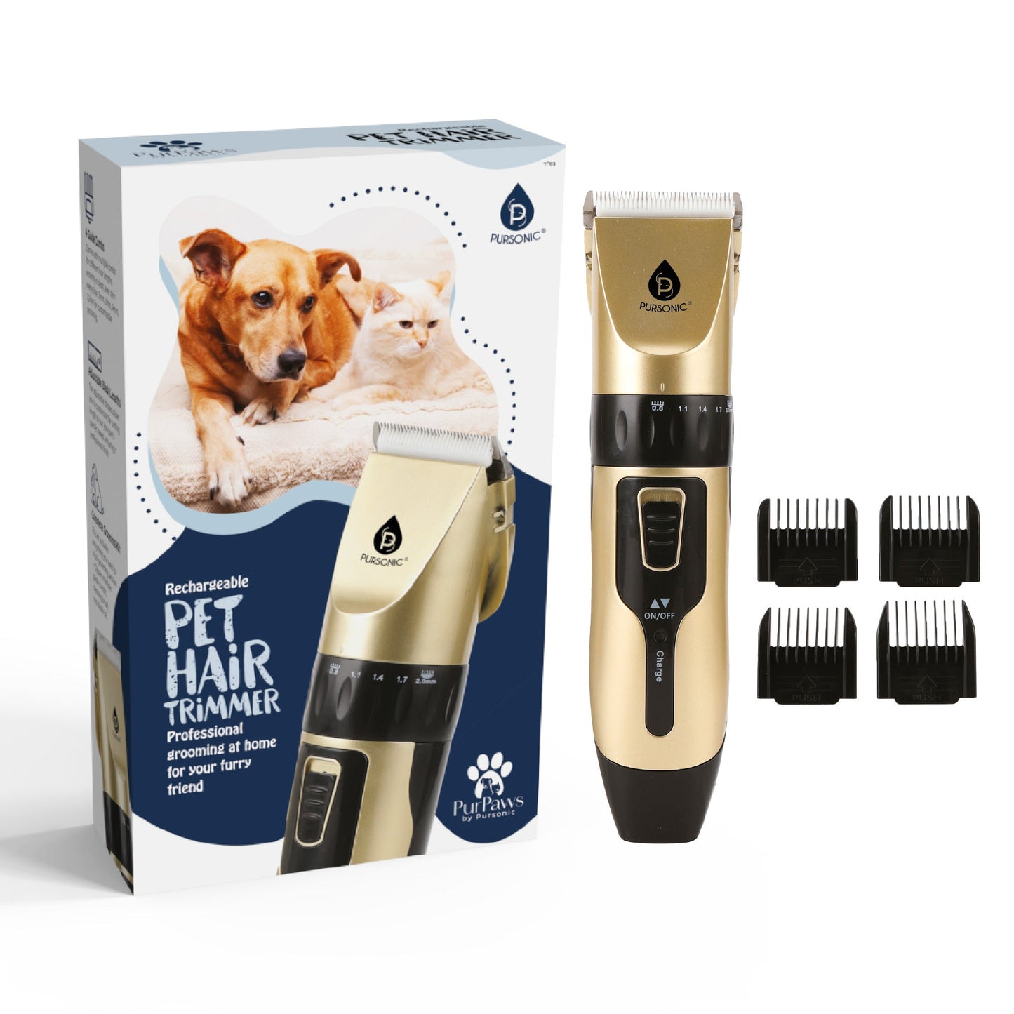 Rechargeable Pet Hair Trimmer – Easy, Safe & Comfortable Grooming at Home