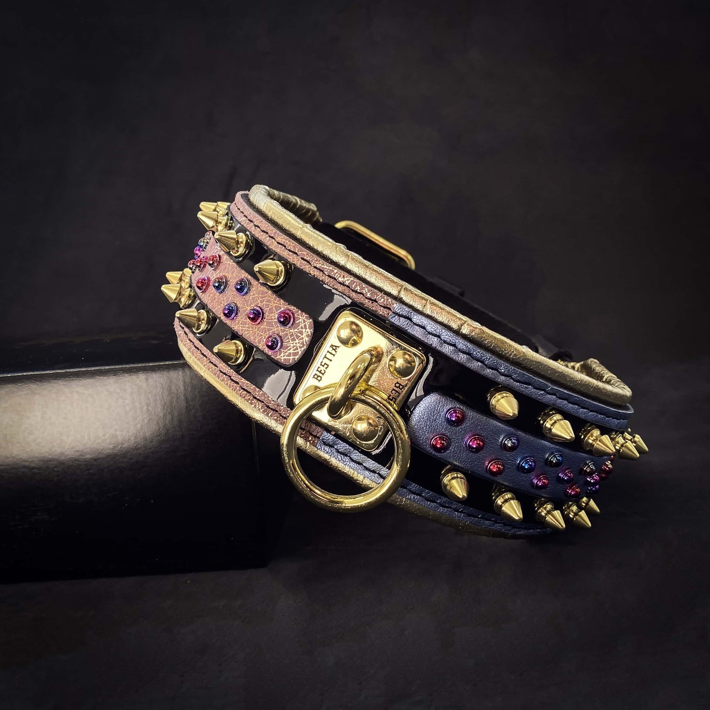 The Candy Dog Collar Black